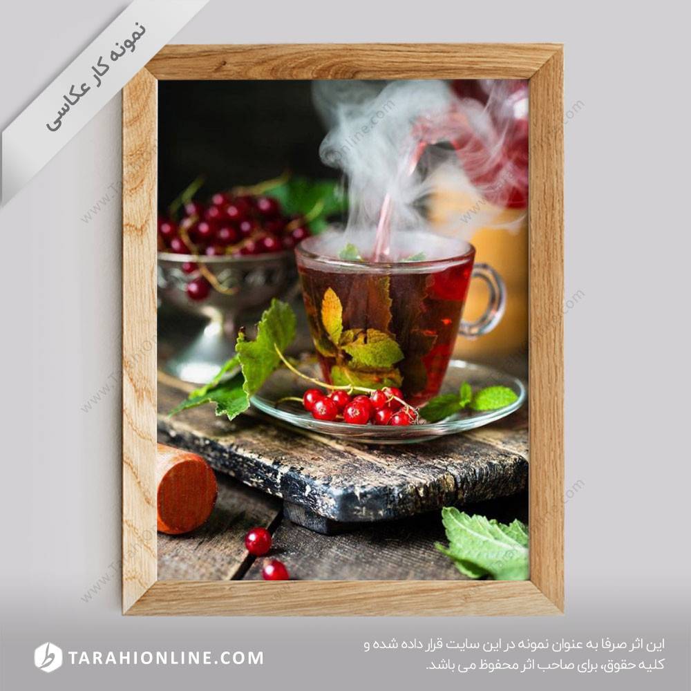 عکاسی از نوشیدنی ها - چای نعناع